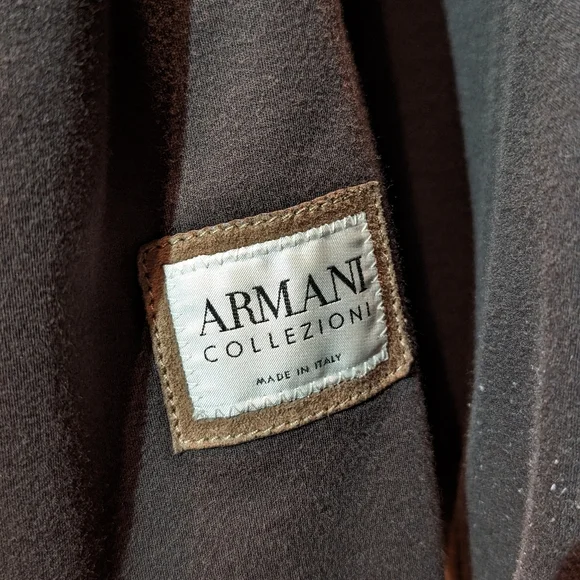 Giorgio Armani Goat Skin Men's Jacket (size 46)